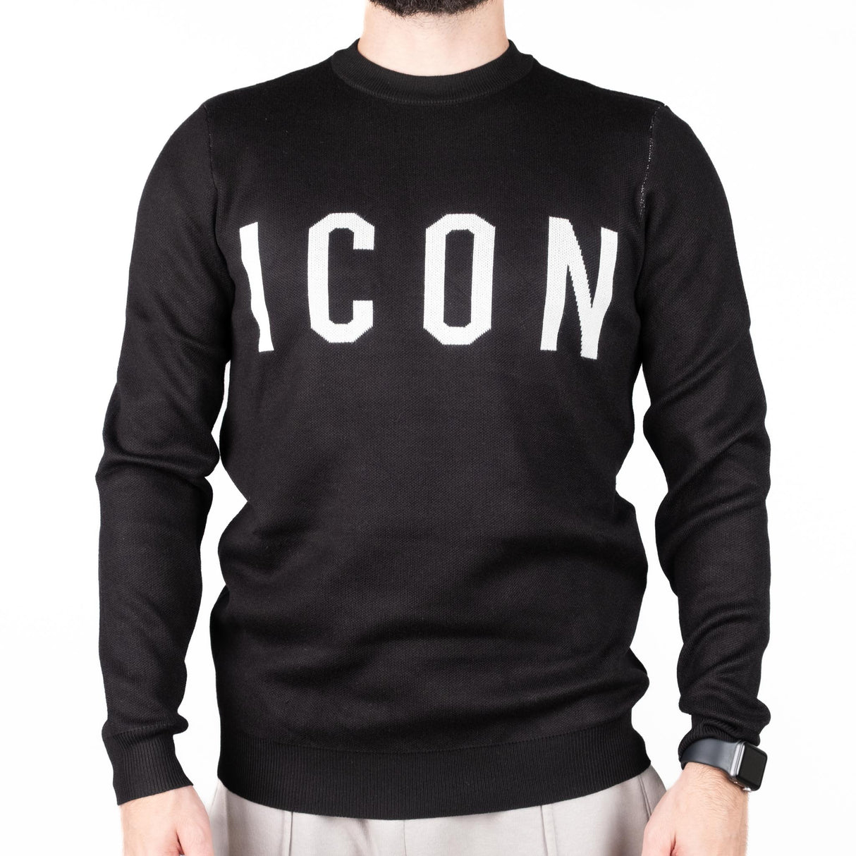 ICON Maglioncino Girocollo Logo Classico ICUF2W6M001