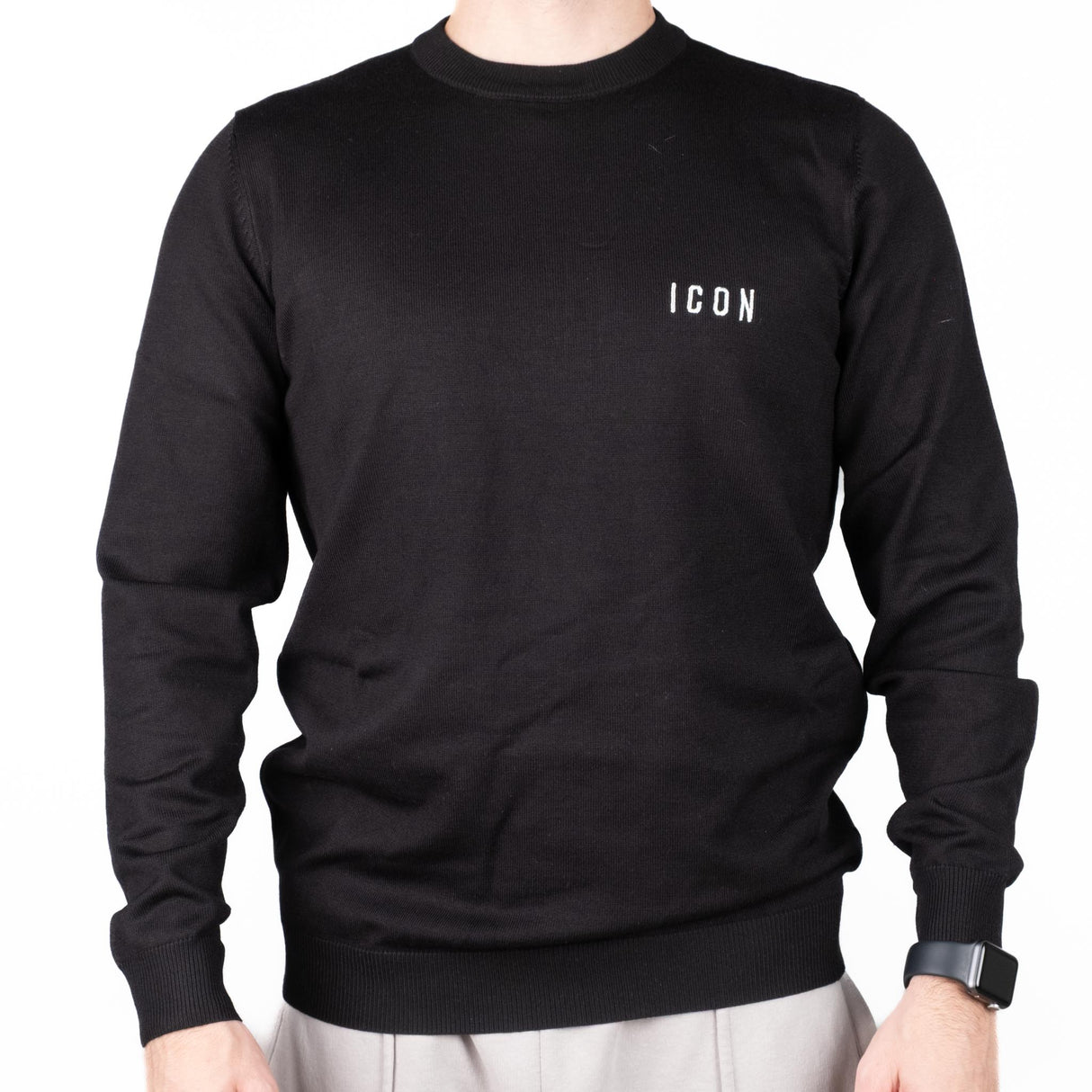 ICON Maglioncino Girocollo Logo Piccolo ICUF2W6M003