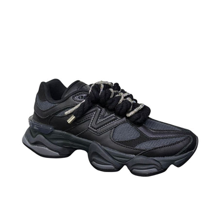 New Balance 9060 Triple Black Corda Nero e Brillantini U9060NRI