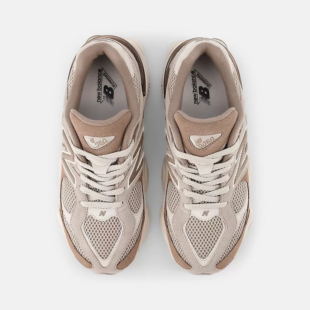 Sneaker New Balance 9060 tortora beige chunky