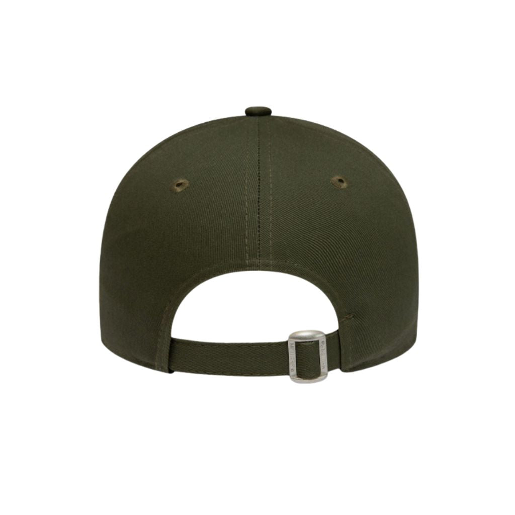 Cappellino New Era 9FORTY New York Yankees Essential verde militare con logo ricamato