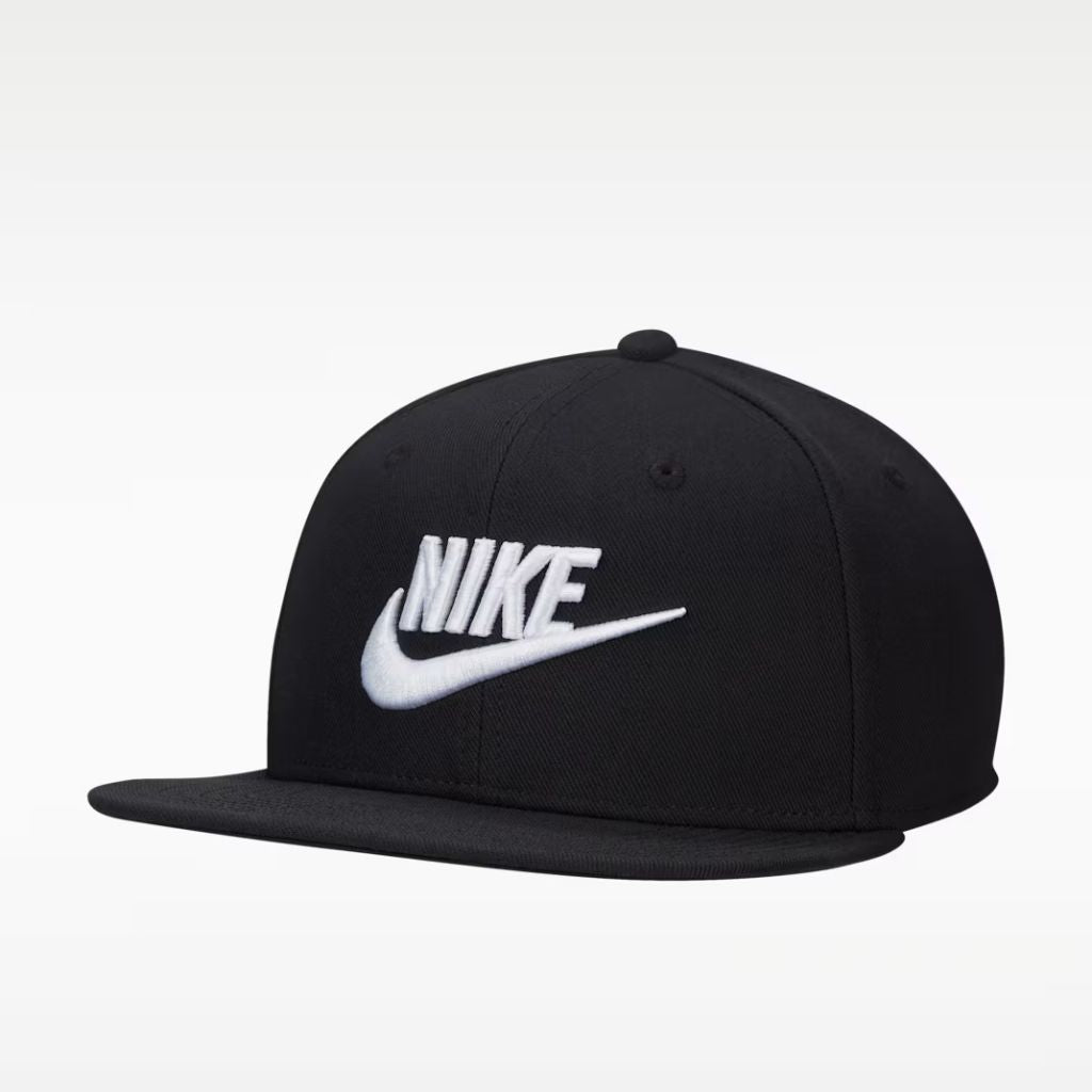 Cappello snapback Nike Pro Dri-FIT nero con visiera piatta