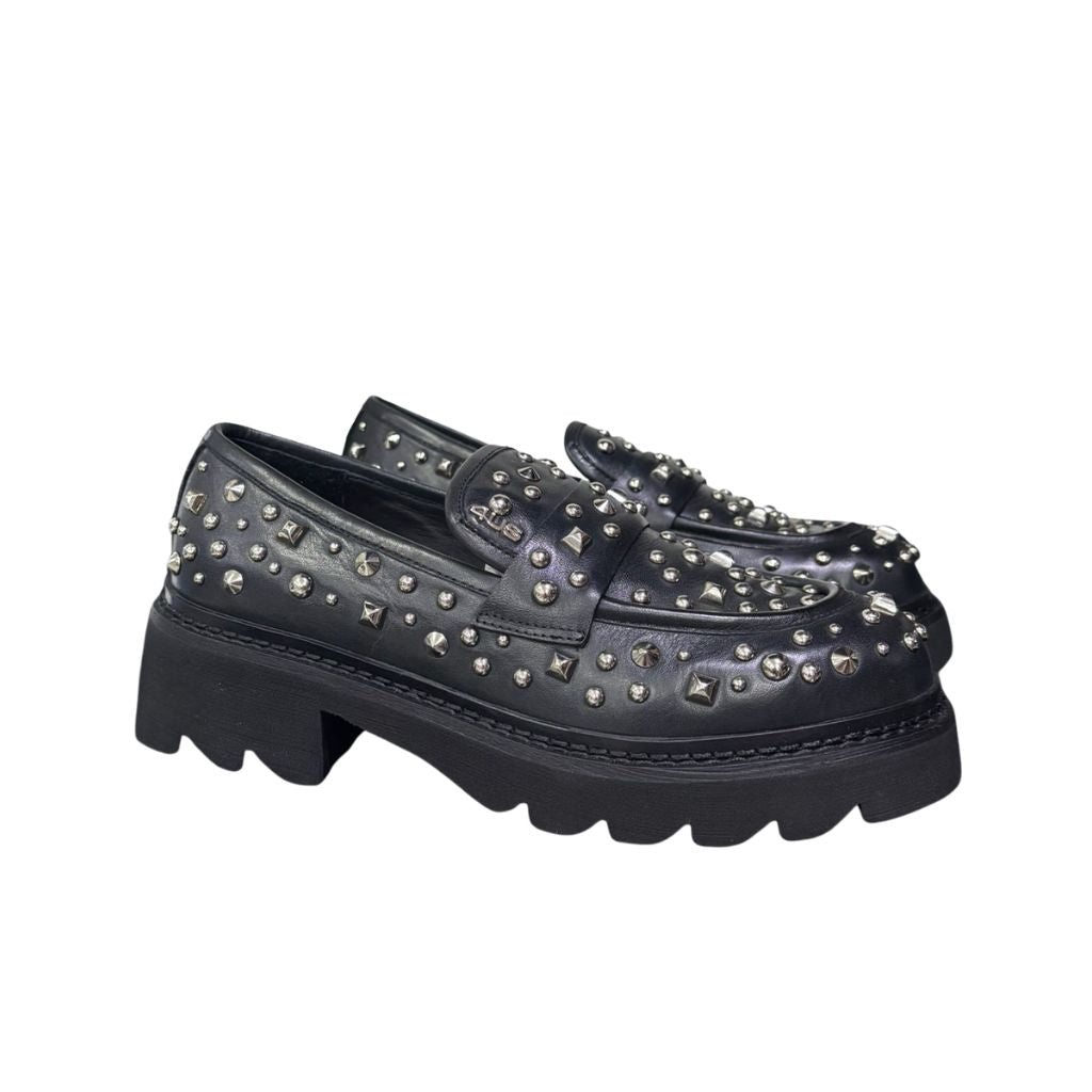 Paciotti 4us Mocassimo Nero Street Studs 007