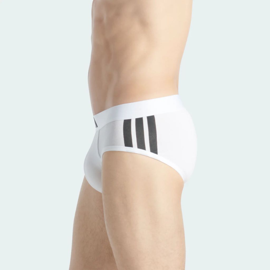 Adidas Slip in Confezione da 2 Bianco Logo Nero JK3976