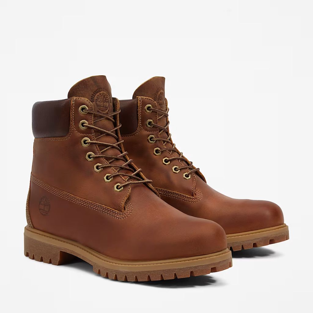 Timberland Stivaletto Stringato Marrone Cuoio TB127094 214