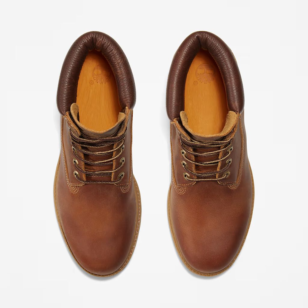 Timberland Stivaletto Stringato Marrone Cuoio TB127094 214