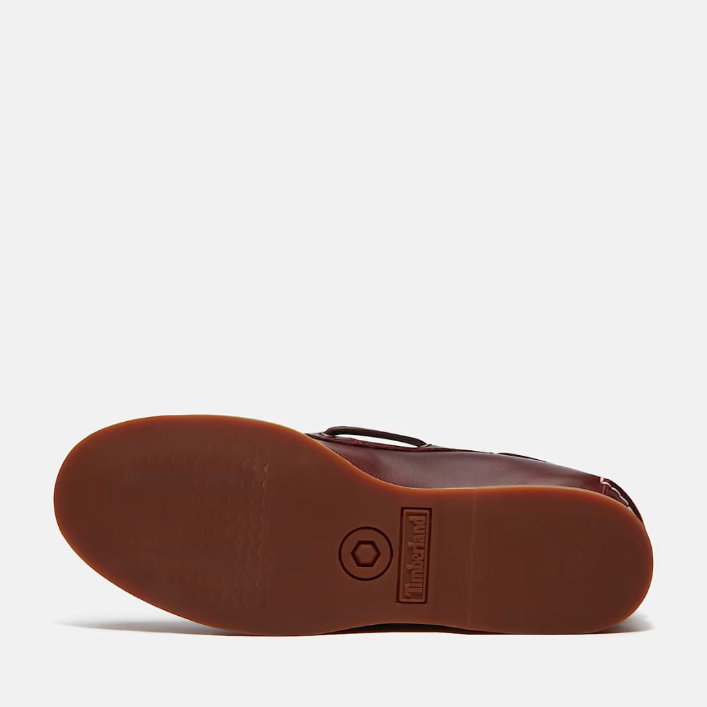 Scarpa da barca Timberland Classic Bordeaux donna - pelle premium e suola EVA, allacciatura classica