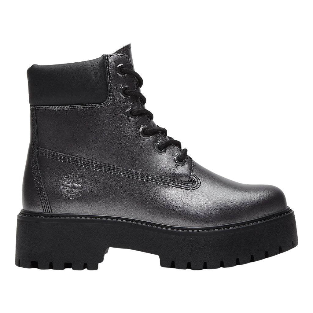 Stivaletto Timberland Stone Street Platform in pelle metallizzata