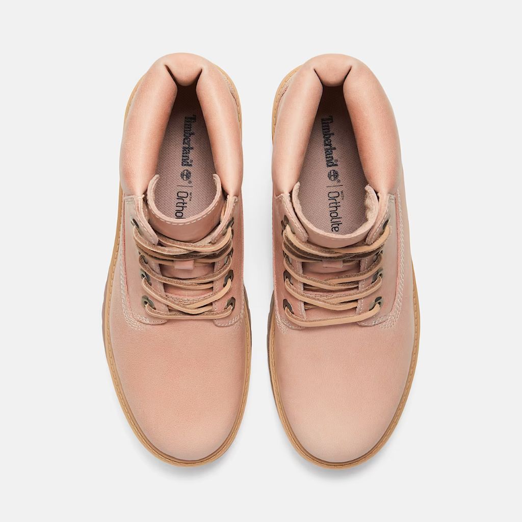 Stivale Timberland Stone Street rosa chiaro con plateau