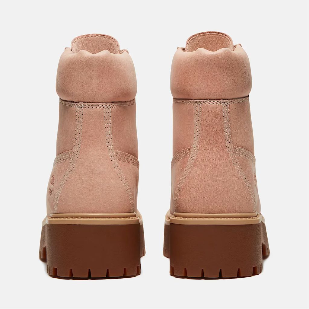 Stivale Timberland Stone Street rosa chiaro con plateau