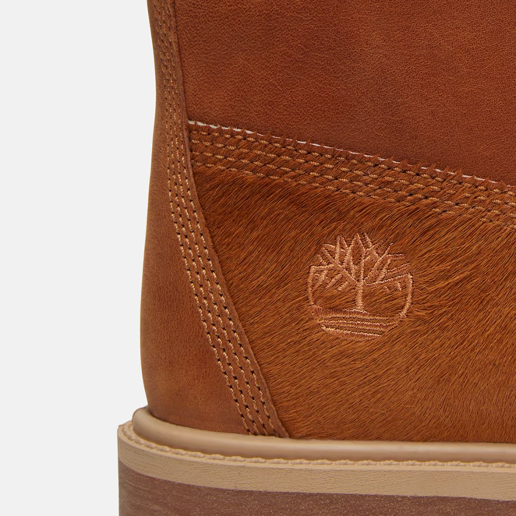 Stivale Timberland 6-Inch cognac con inserti pelo cavallino