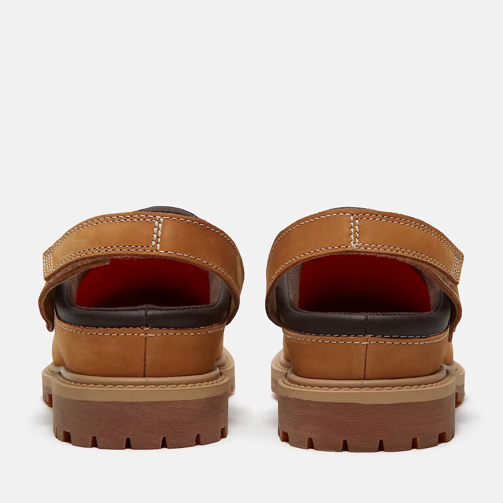 Zoccolo Timberland Premium donna giallo - pelle premium, suola in gomma e soletta Anti-Fatigue