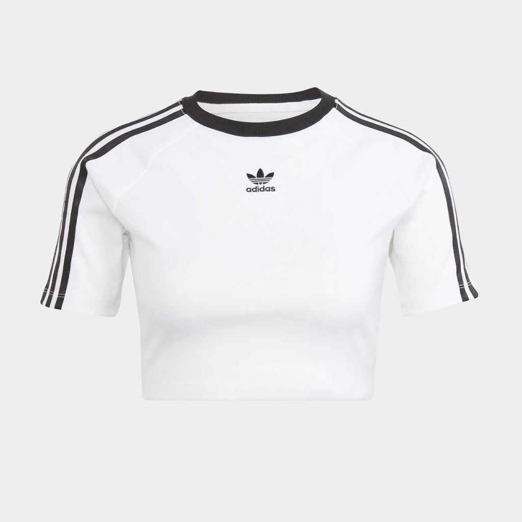 Adidas T-shirt Crop Bianco IP0662