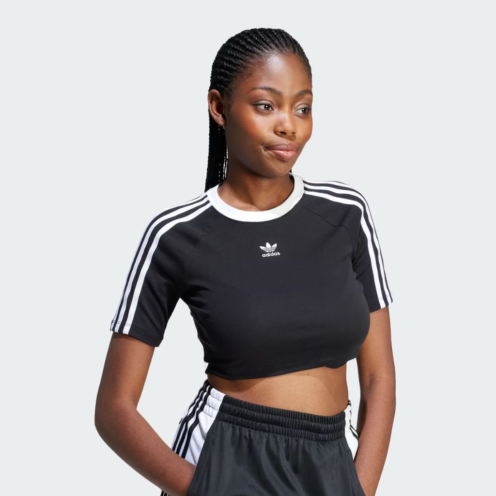 Adidas T-shirt Crop Nero IU2532