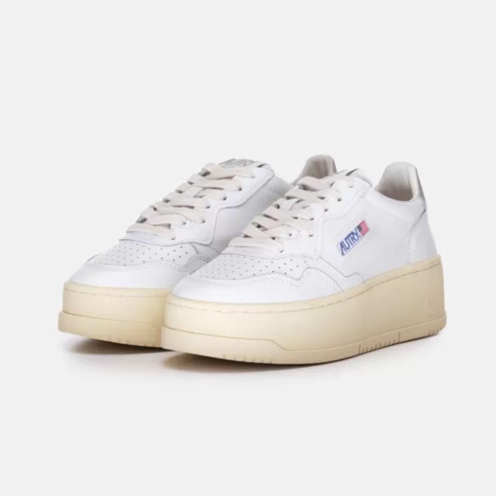AUTRY Sneakers platform donna WHT/SILVER PTLW LL05