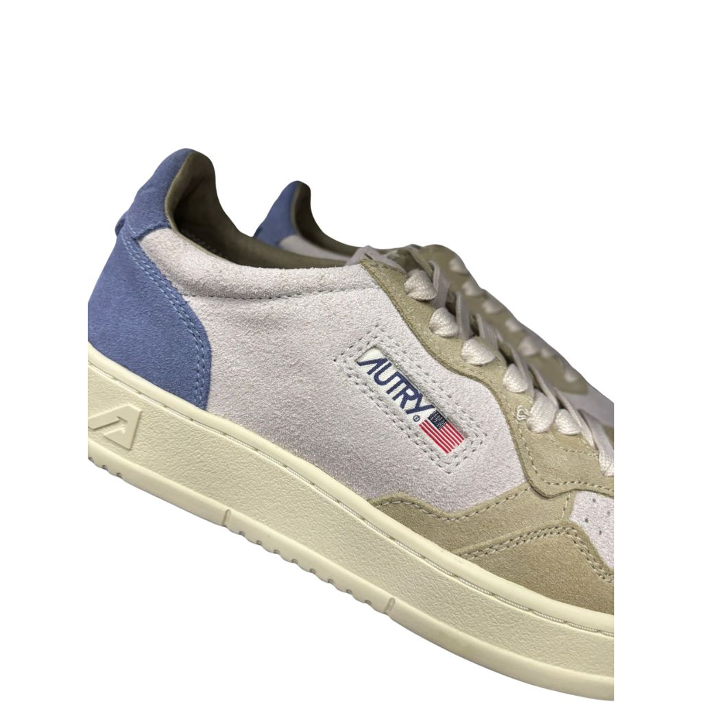 Autry Sneakers Medalist Low In Suede Blue Aulm Ts18