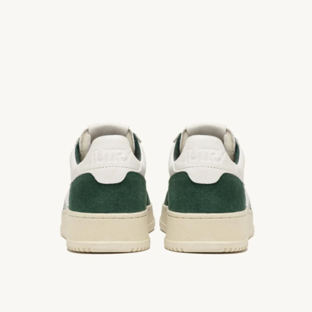 Autry Sneakers Medalist Low In Pelle e Suede Verde Aulm Gsg2