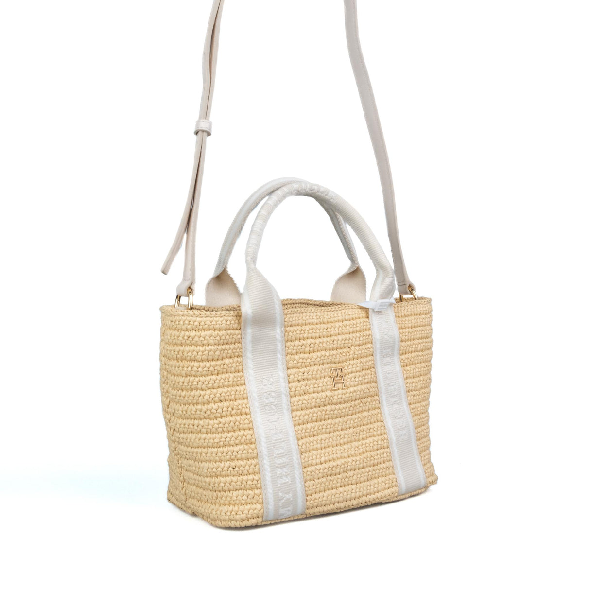 Tommy Hilfiger Borsa Mini Tote All'uncinetto AW0AW17199 AA8