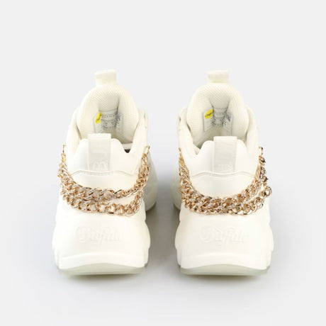 Buffalo Sneakers Binary Chain Glam Bianco 1636513