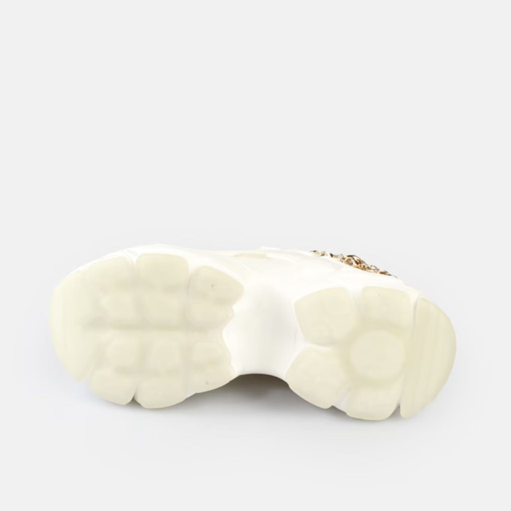 Buffalo Sneakers Binary Chain Glam Bianco 1636513