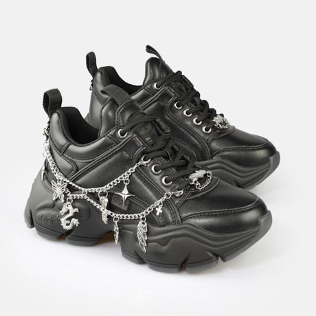 Buffalo Sneakers Binary Charm 2.0 Nero 1636514