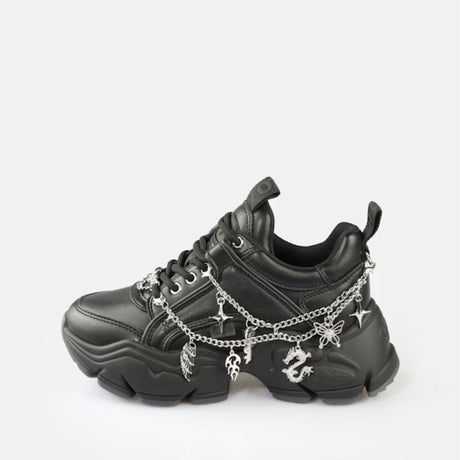 Buffalo Sneakers Binary Charm 2.0 Nero 1636514