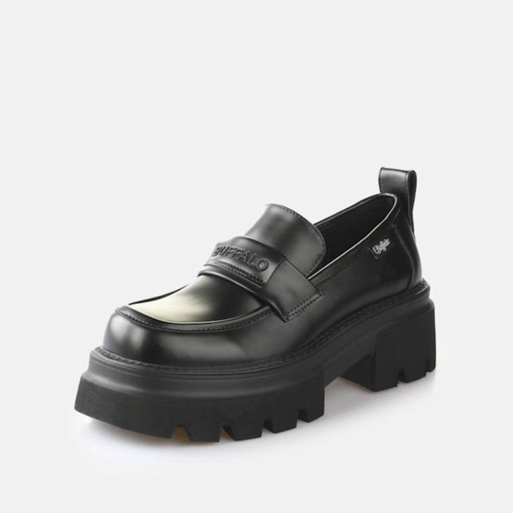Buffalo Mocassino Mave Loafer Nero 1624094