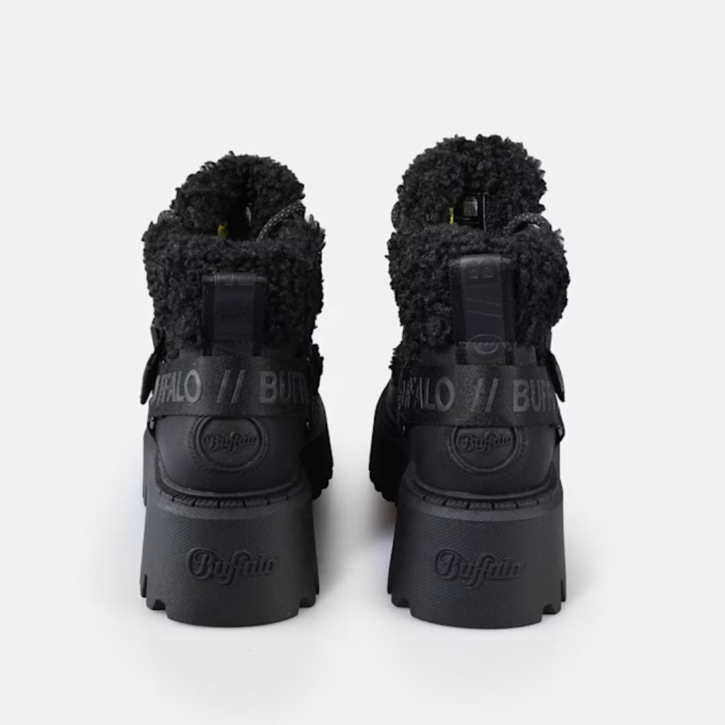 Buffalo Stivaletto Aspen Com Mid Nero 1622593