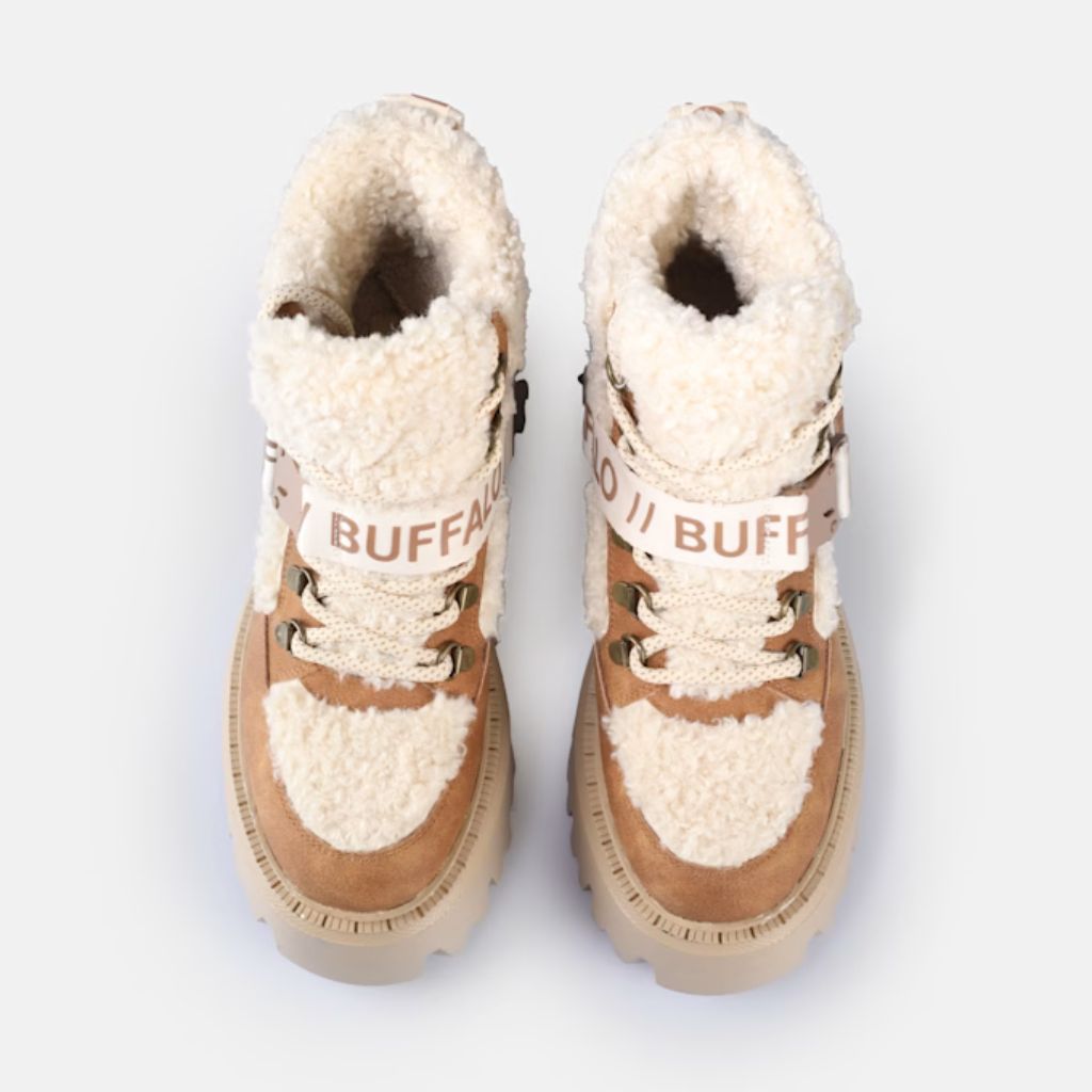 Buffalo Stivaletto Aspen Com Mid Beige 1622594