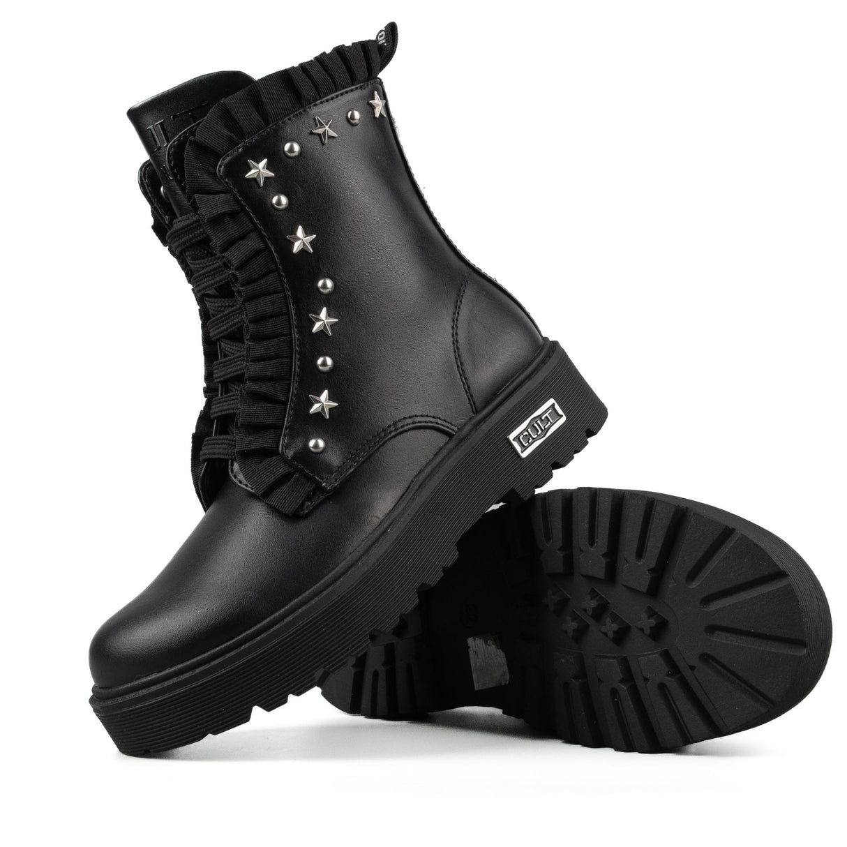 Cult Baby Stivaletto Rouche Nero T388