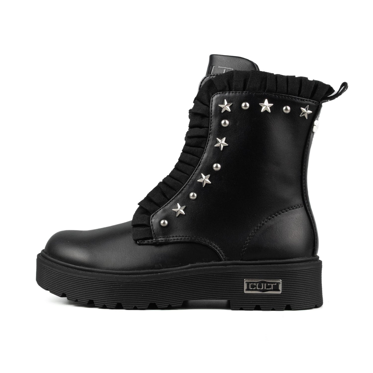 Cult Baby Stivaletto Rouche Nero T388