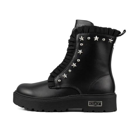 Cult Baby Stivaletto Rouche Nero T388