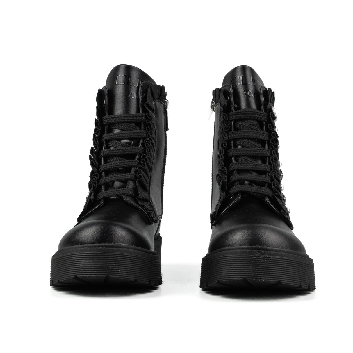 Cult Baby Stivaletto Rouche Nero T388