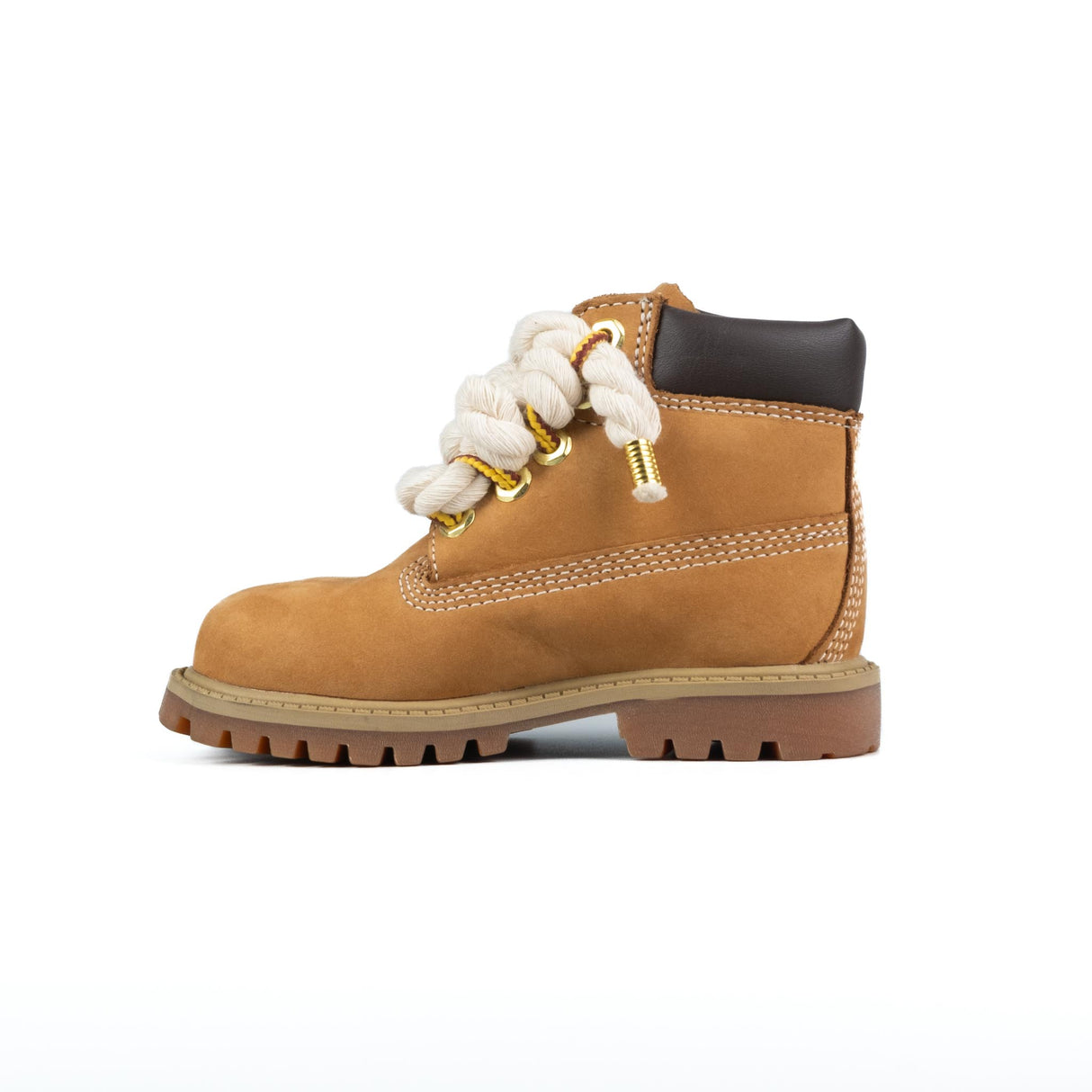 Timberland Stivaletti Stringati Kids Corda Beige TB112709 713