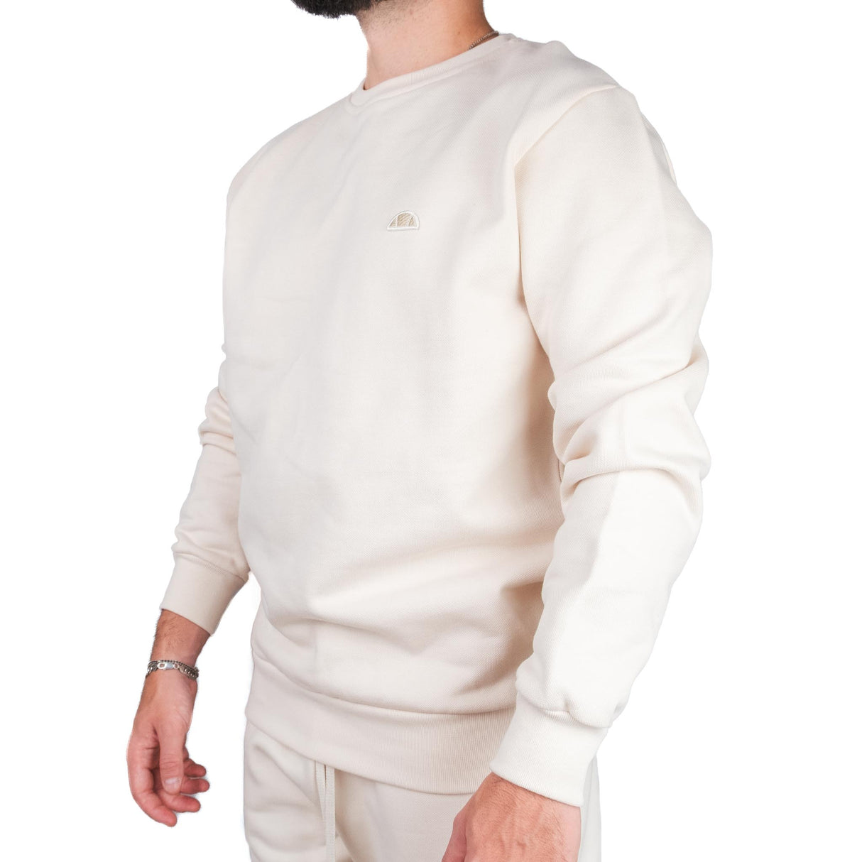 Ellesse Felpa Girocollo Panna Ehm021w25 087