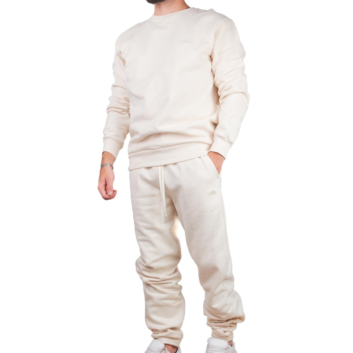 Ellesse Felpa Girocollo Panna Ehm021w25 087