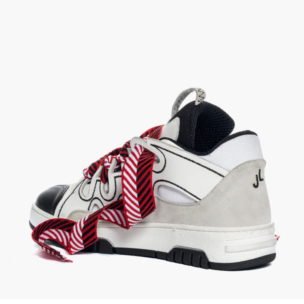 Jammers London Sneakers Cambridge Bianco Laccio Rosso