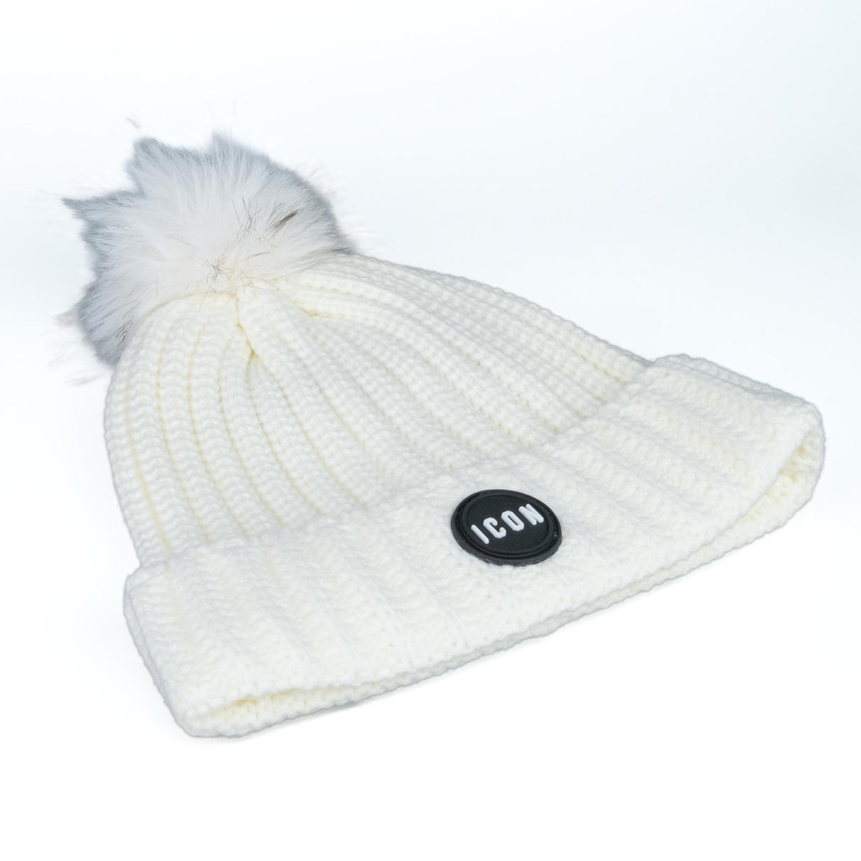 ICON Cappello Pon Pon Bianco ICXF2W6A008