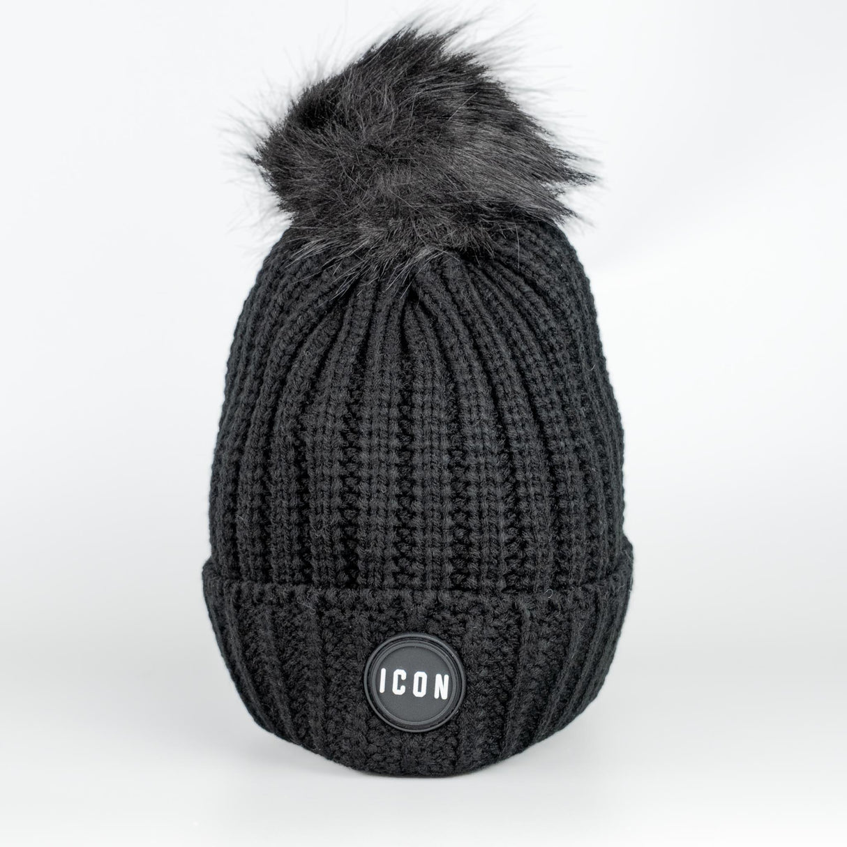 ICON Cappello Pon Pon Nero ICXF2W6A008