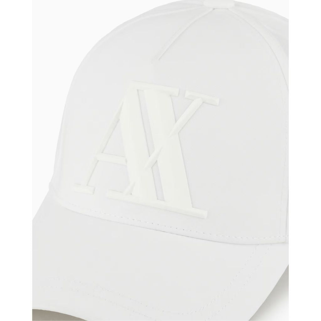 Armani Exchange Cappello Logo Grande Bianco 954079CC518 00010