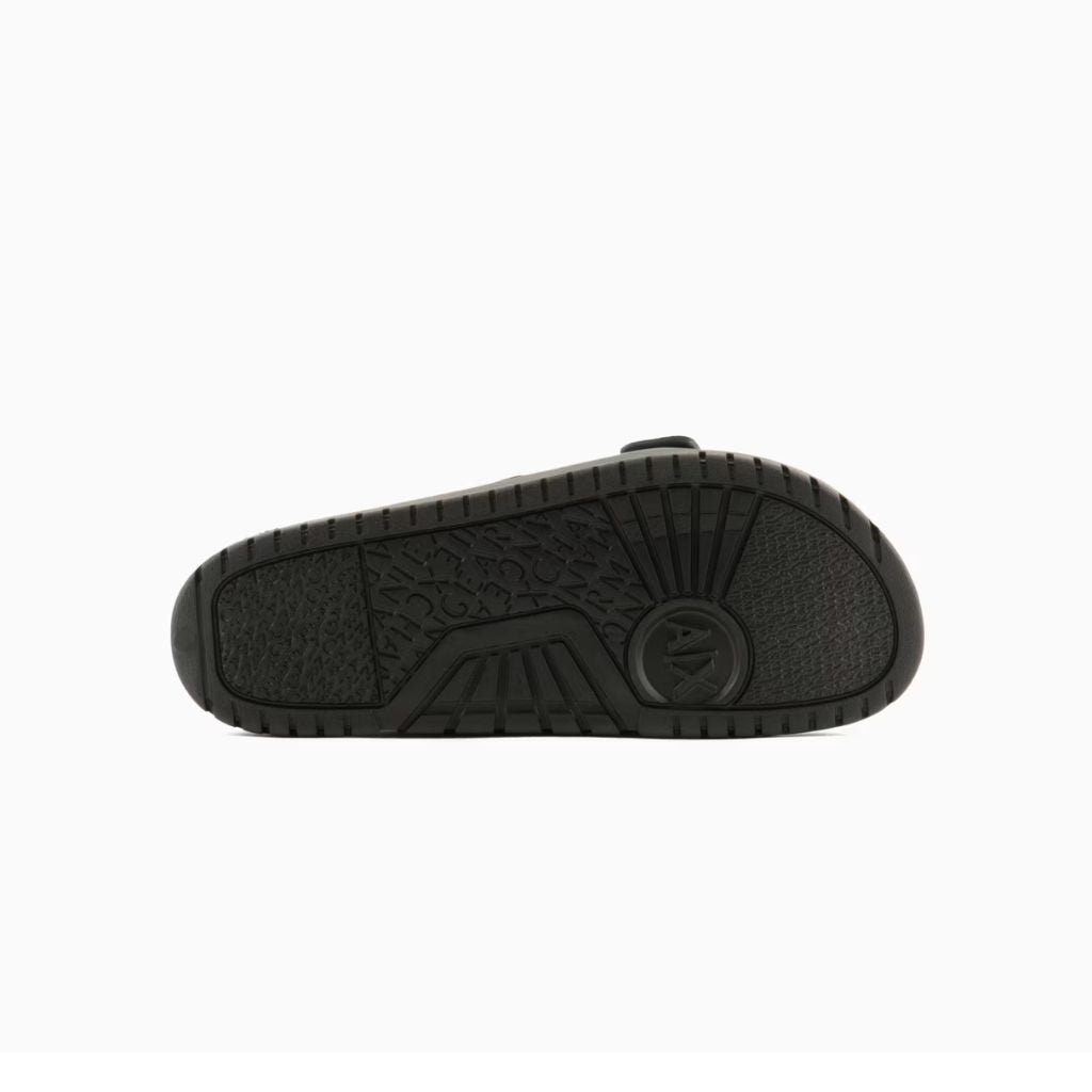 Armani Exchange Ciabatte Con Due Fibbie Nero