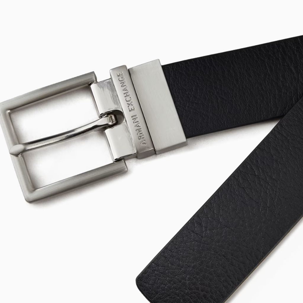 Armani Exchange Cintura Reversibile Nero/Blu 951000CC512 43020