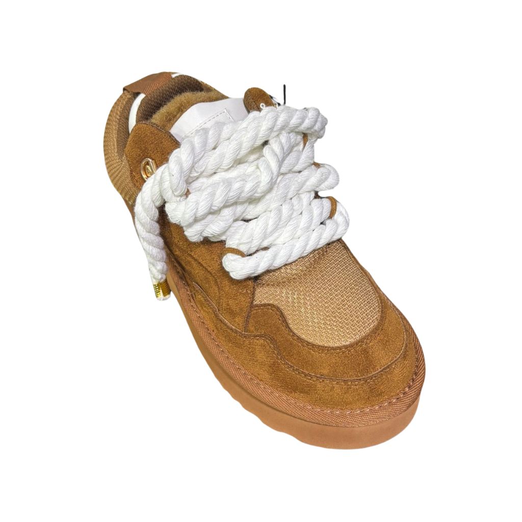 ICON Sneakers Pelliccia Biscotto Corda Bianco IC05330SD