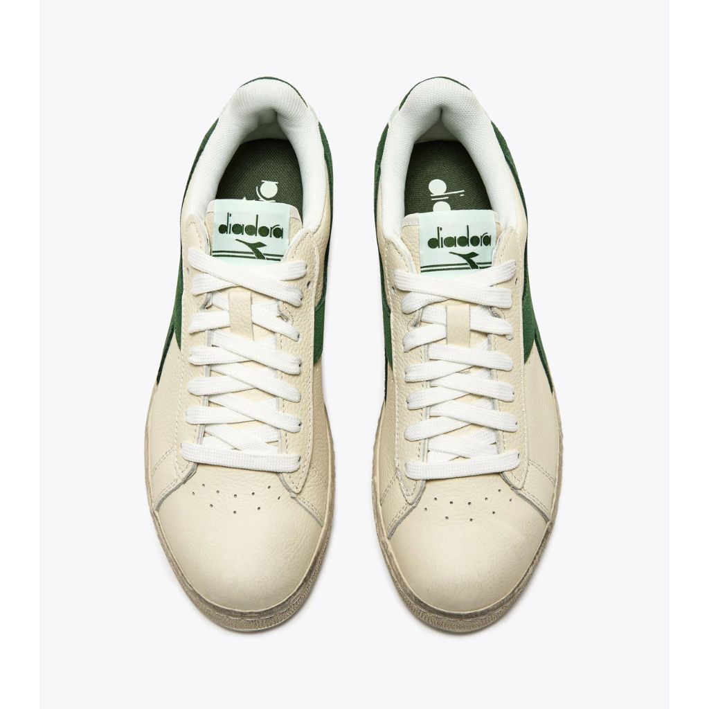 Diadora GAME L LOW WAXED SUEDE POP Verde 501180188 01 D1316