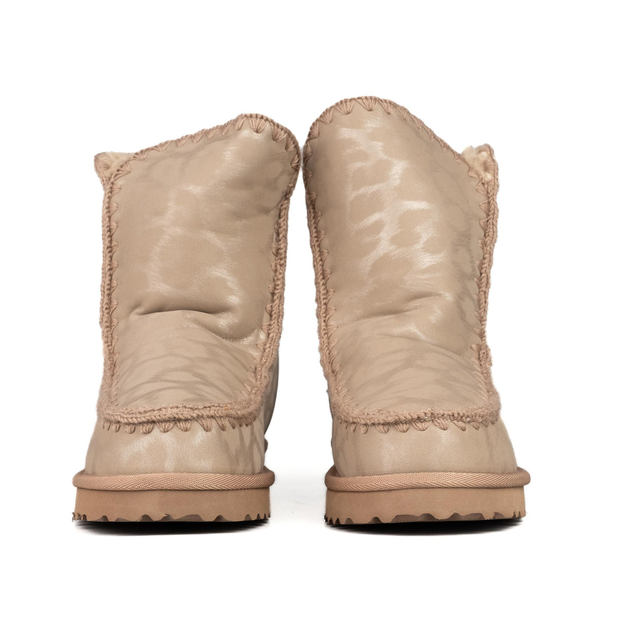 ICON Stivaletto Pelliccia Ecopelle Tortora Animalier IC05267SD