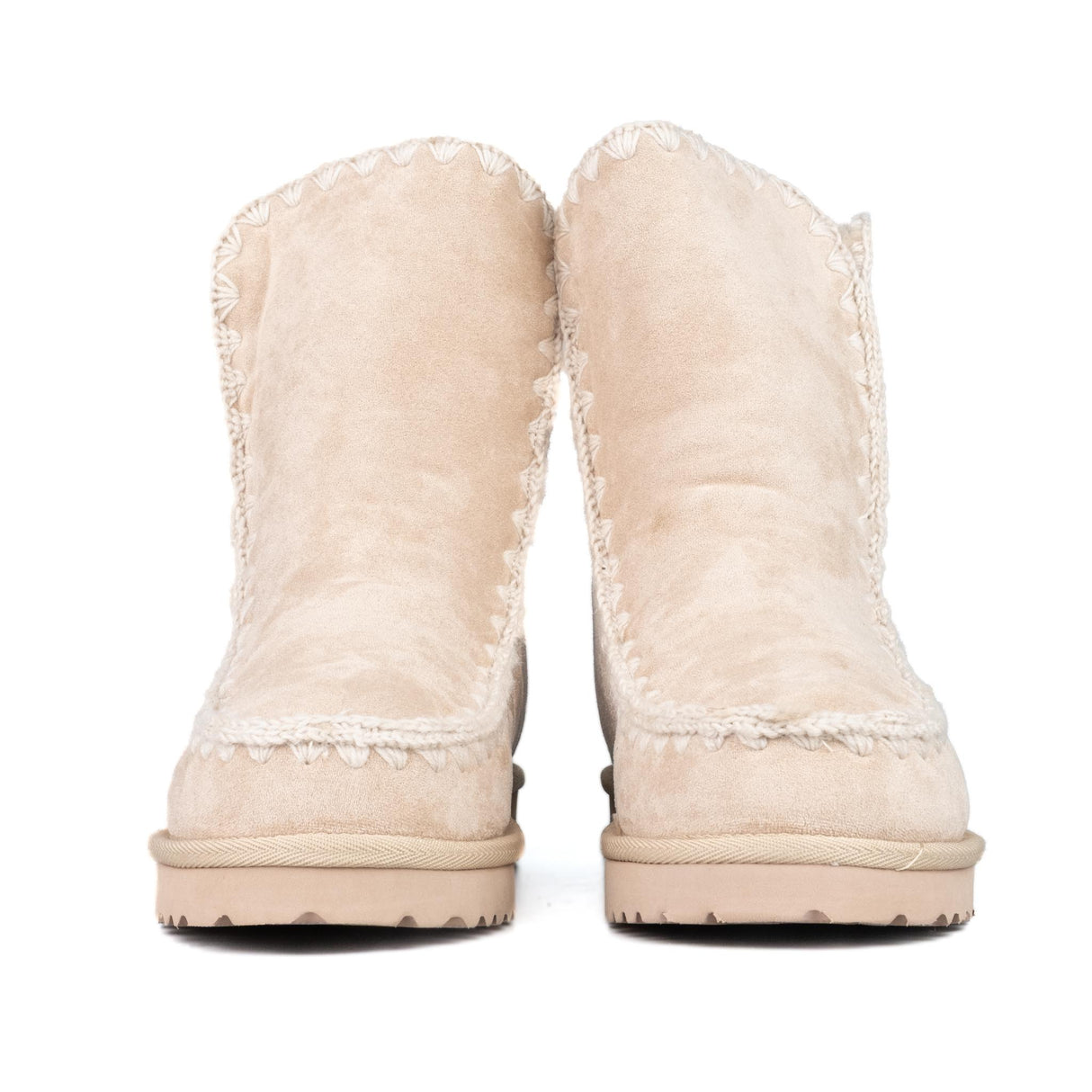 ICON Stivale Pelliccia Camoscio Beige IC04412SDN