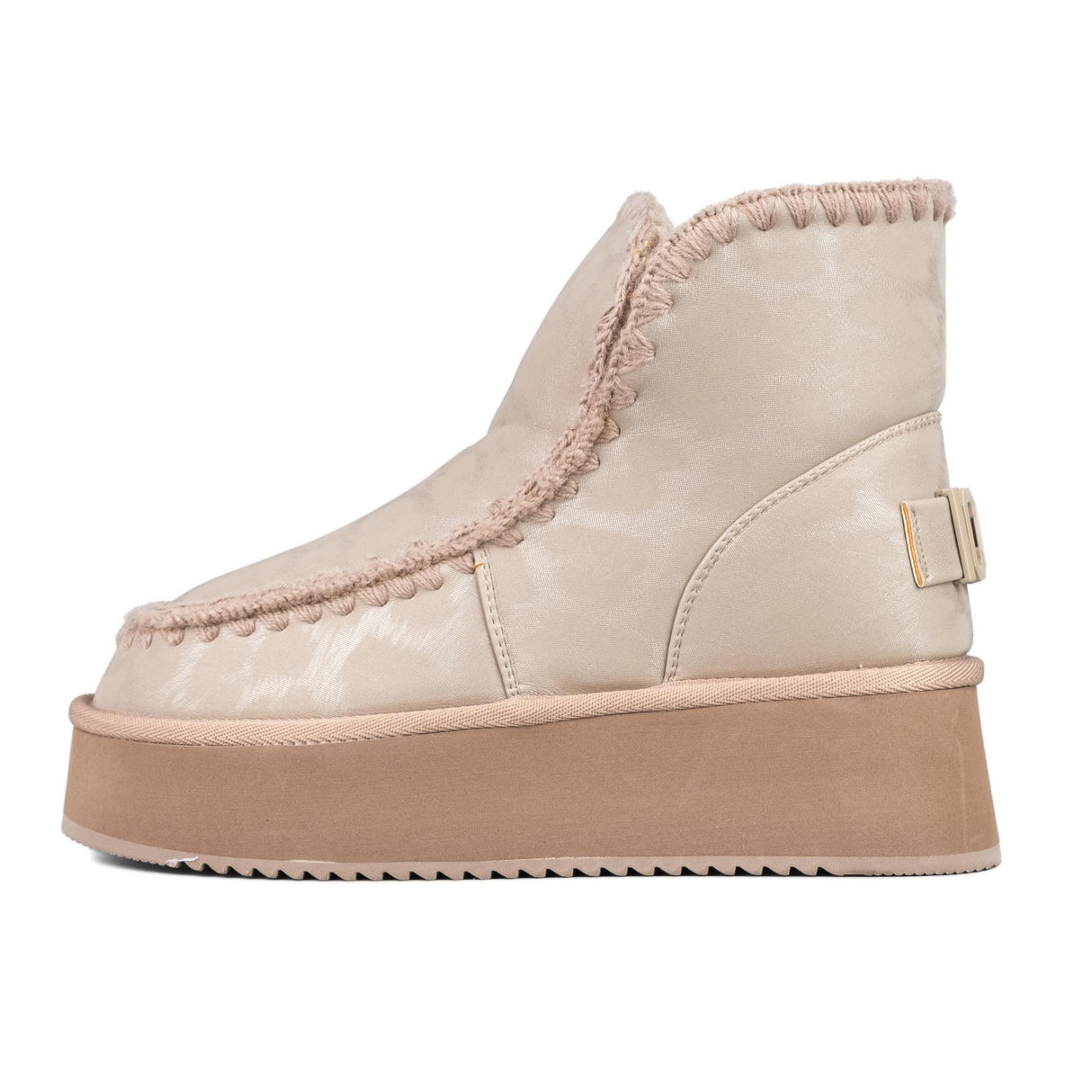 ICON Stivale Platform Pelliccia Tortora Animalier IC05266SD