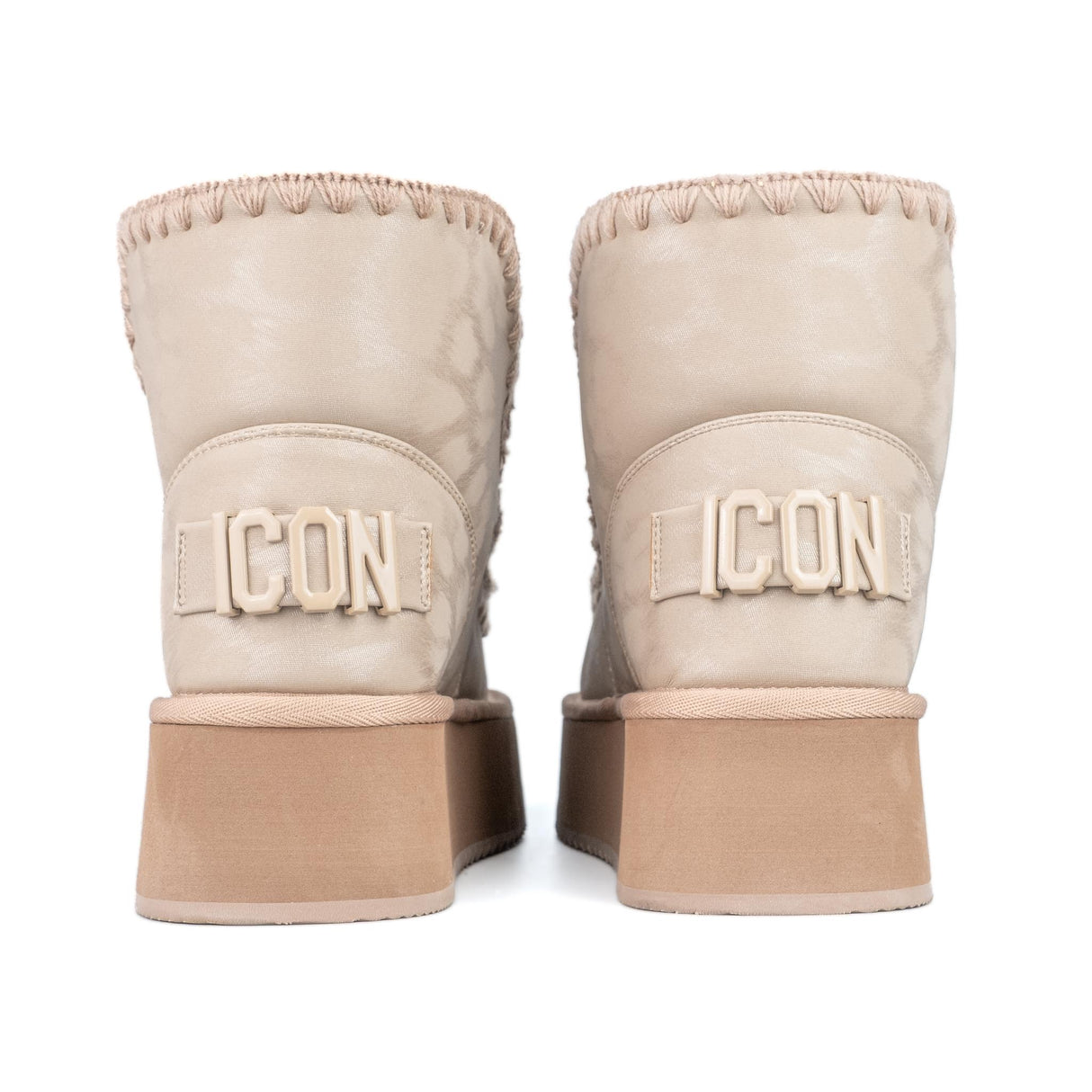 ICON Stivale Platform Pelliccia Tortora Animalier IC05266SD