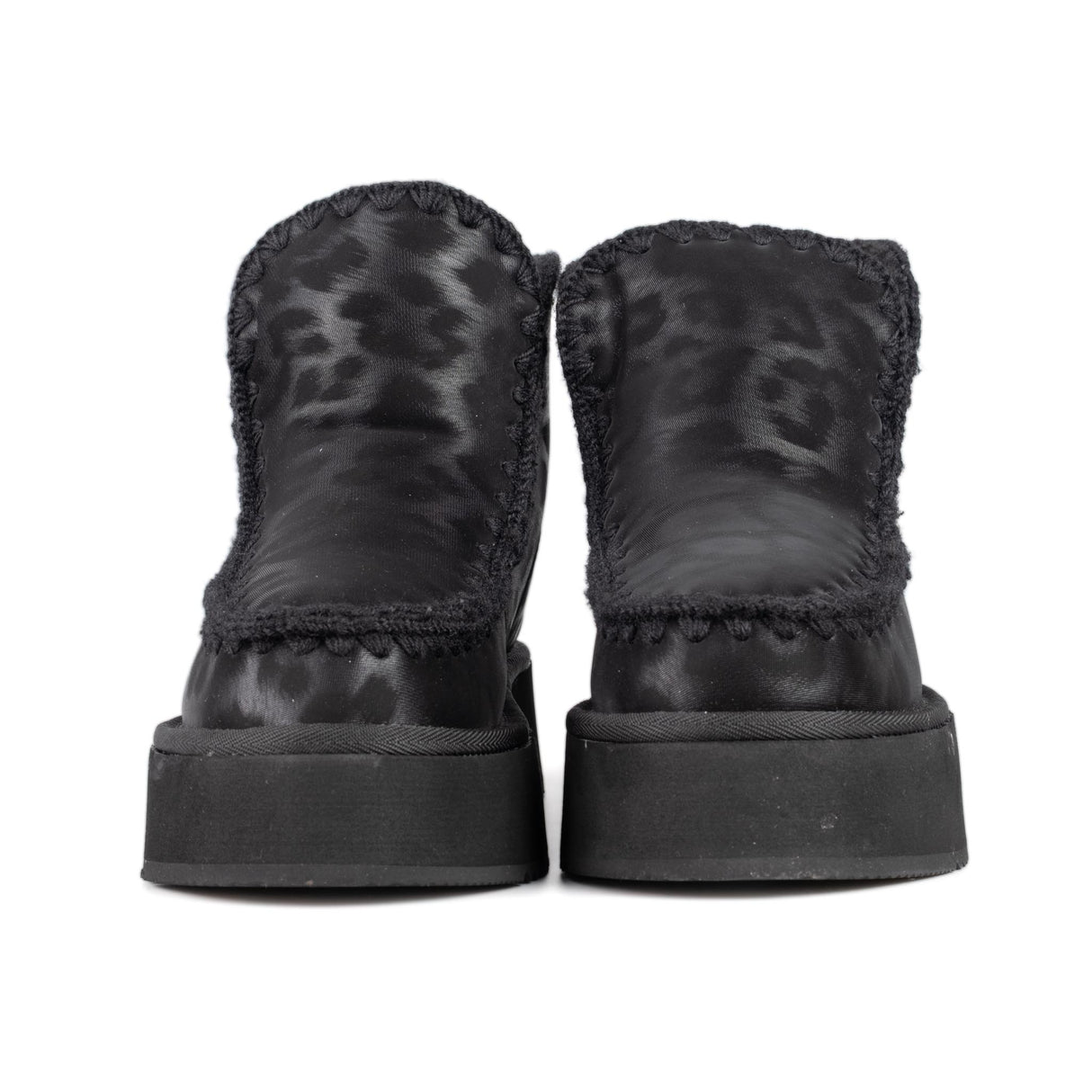 ICON Stivale Platform Pelliccia Nero Animalier IC05266SD