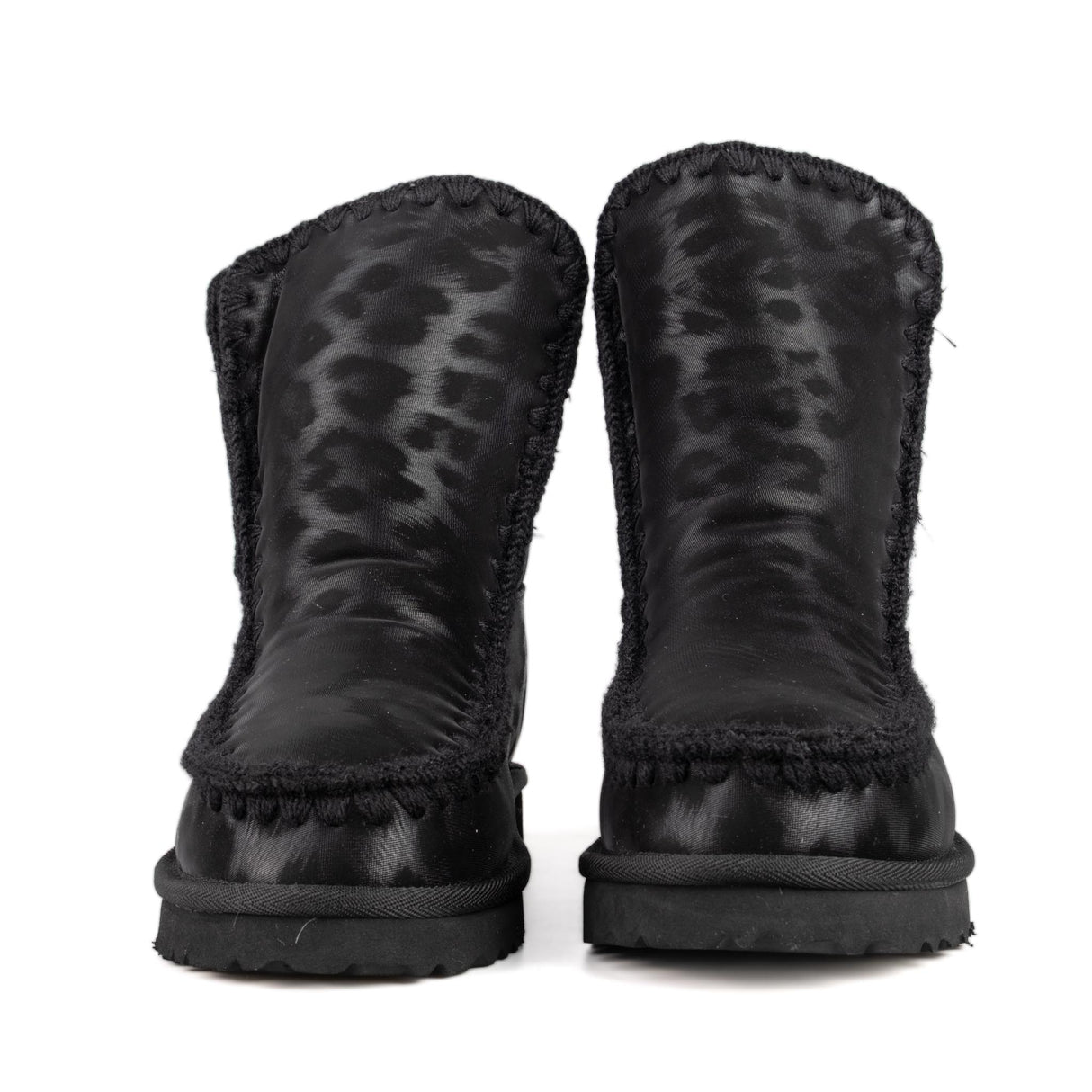 ICON Stivaletto Pelliccia Ecopelle Nero Animalier IC05267SD